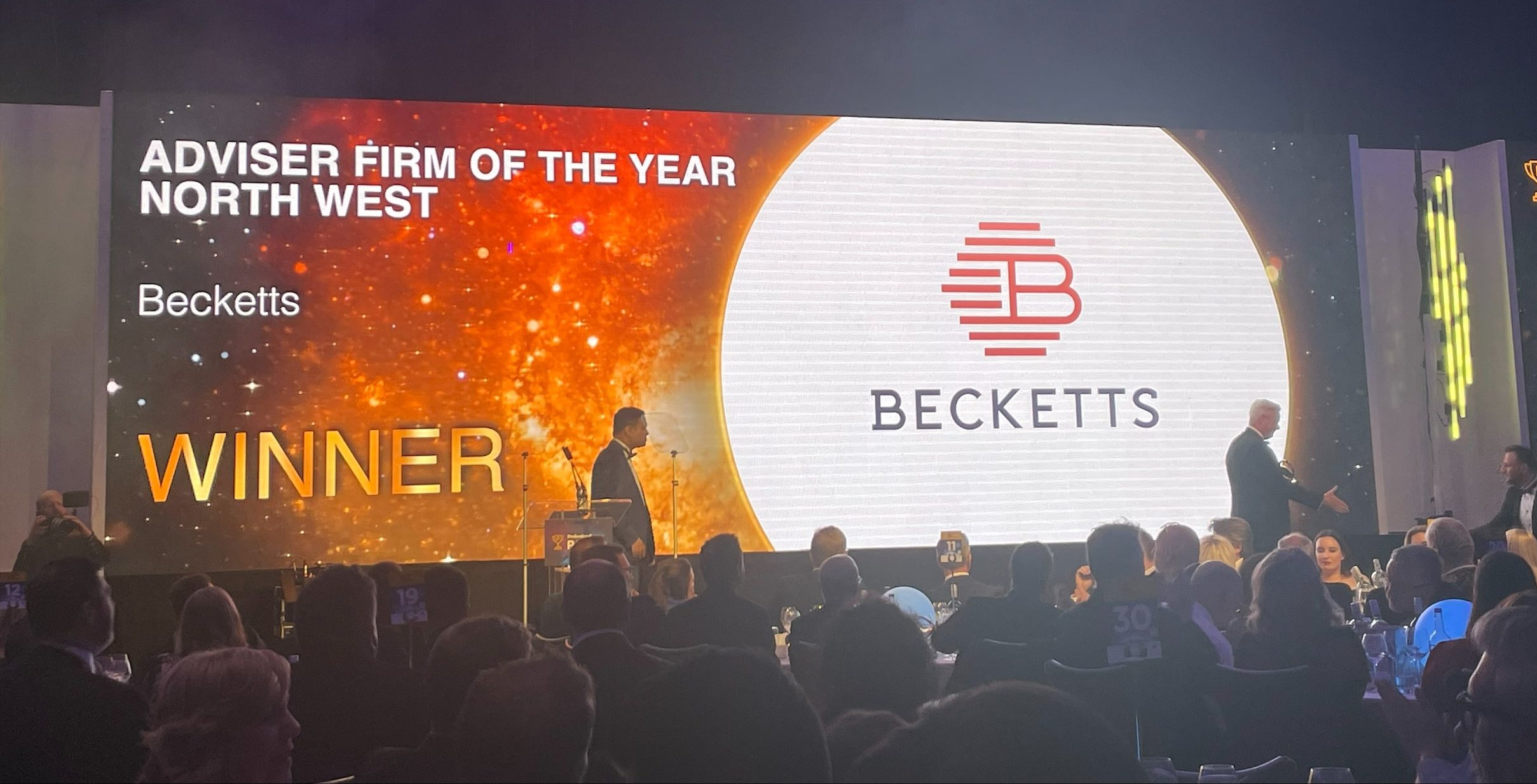 Becketts crowned double winners at the Professional Adviser Awards